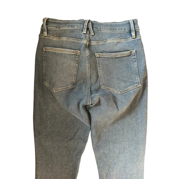 Women 12 31 Good American Blue 655 Good Legs Skinny Jeans Denim Pants GL941T - Picture 5 of 6